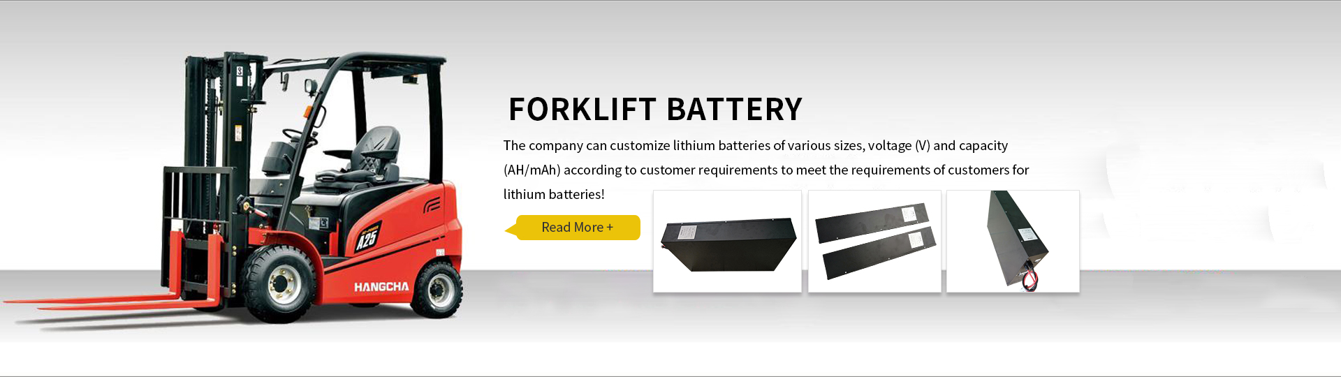 Lithium battery for forklift truck